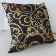Gold-and-Black-Sequins-on-Black-Satin-Bed-Sofa-Lounge-Chaise-Cushion-Cover-45cm-Image-1.jpg